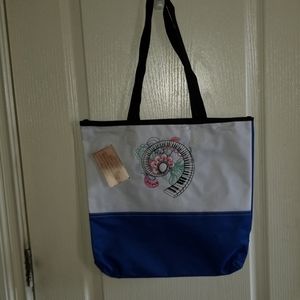 Embroidered tote bag